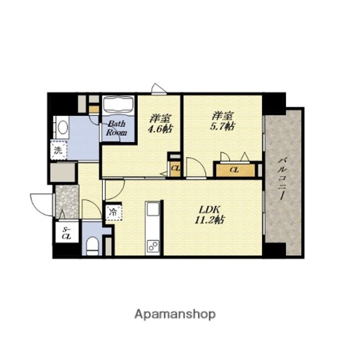 KSS ISOJIの間取り