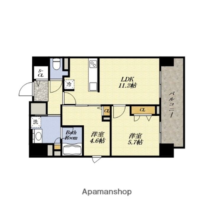 KSS ISOJIの間取り