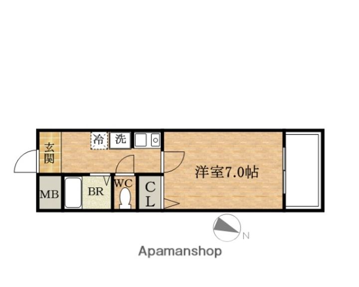 エクシード菅野の間取り