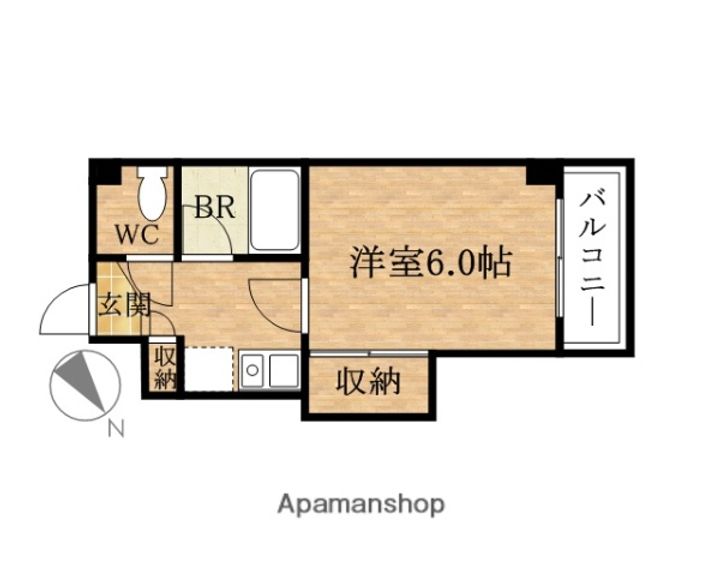ハーモニー弁天の間取り