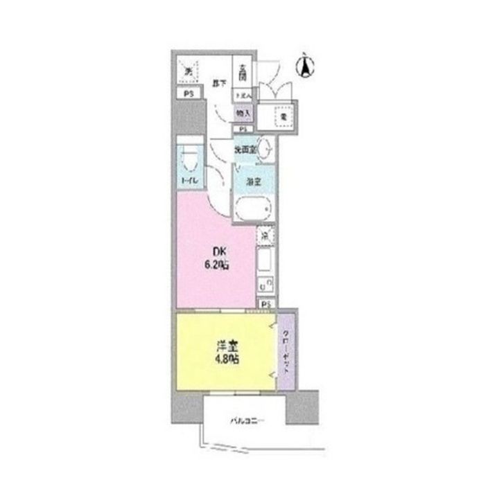 KMレジデンス堺東駅前0804の間取り
