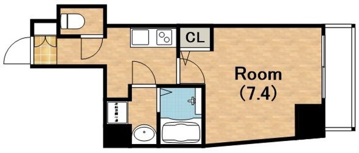 エグゼ阿倍野の間取り