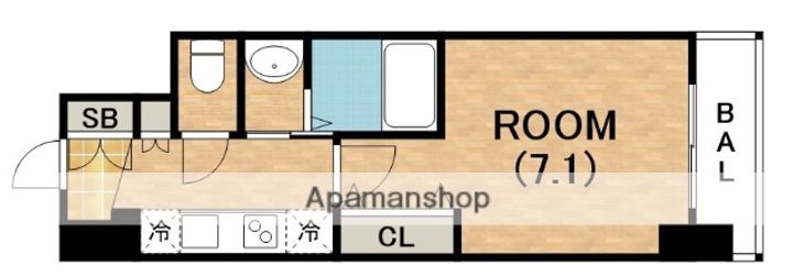 アービングNEO岸里の間取り