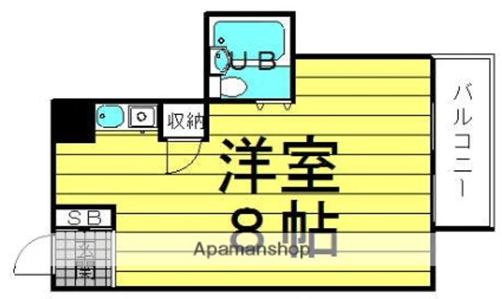 大阪府大阪市北区本庄東2丁目の賃貸マンションの間取り