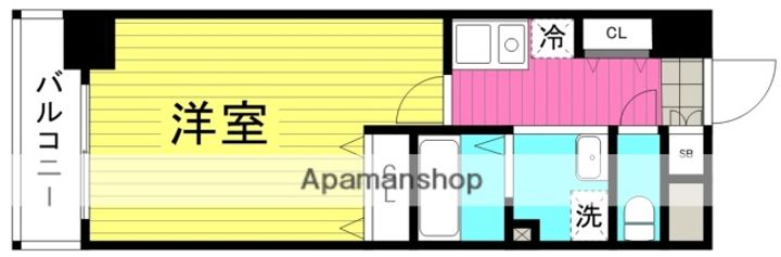 ルモン中津の間取り