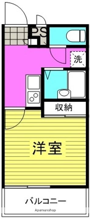 大阪府大阪市北区菅栄町の賃貸マンションの間取り