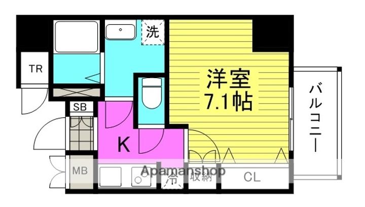 FUJIMAN北梅田の間取り