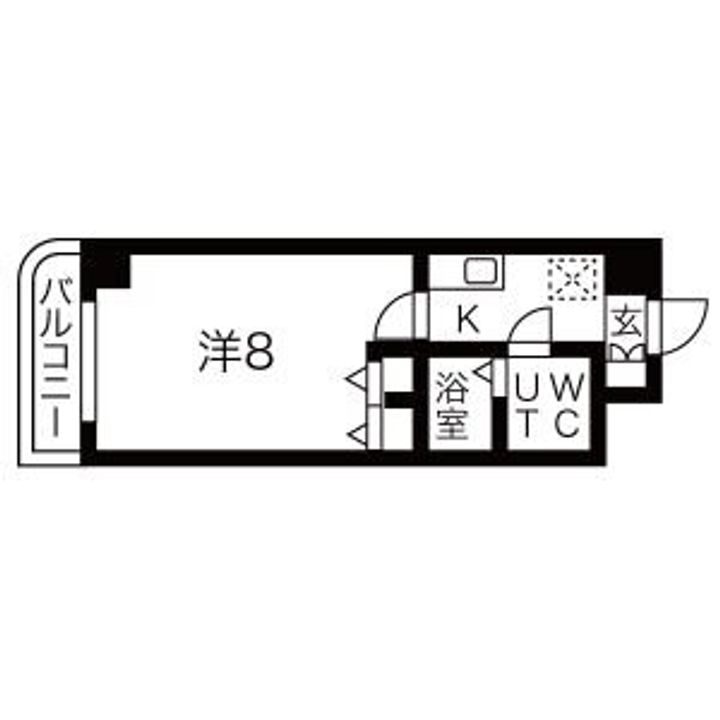 ドミール桜川の間取り