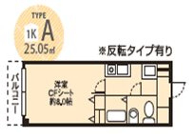 ドミール桜川の間取り