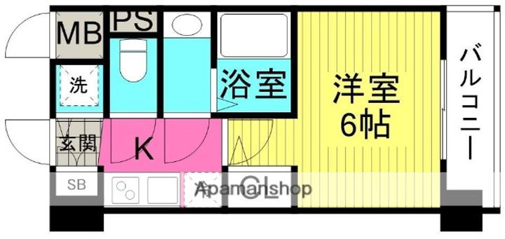 エスリード大阪梅田リュクスの間取り