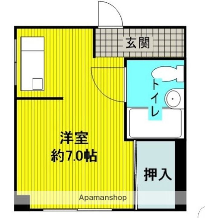 大阪府大阪市北区長柄西1丁目の賃貸マンション2号室の間取り