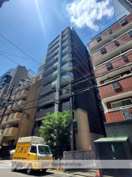 大阪府大阪市中央区材木町の賃貸マンションの外観