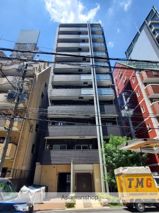 大阪府大阪市中央区材木町の賃貸マンションの外観