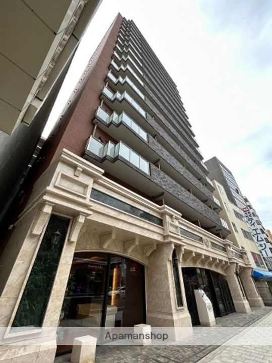 大阪府大阪市中央区材木町の賃貸マンションの外観
