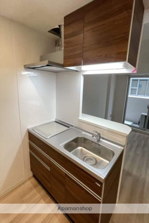 大阪府大阪市中央区瓦屋町2丁目の賃貸マンションのキッチン