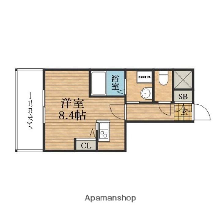 大阪府大阪市中央区安堂寺町2丁目の賃貸マンションの間取り