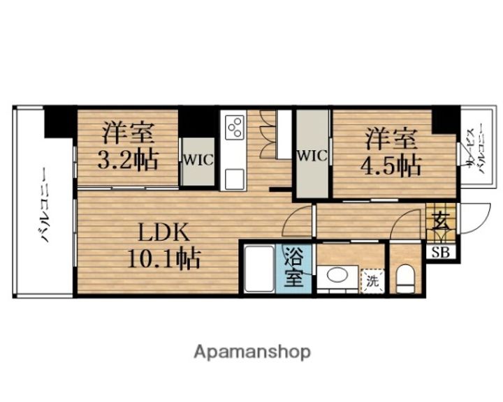 大阪府大阪市北区黒崎町の賃貸マンションの間取り