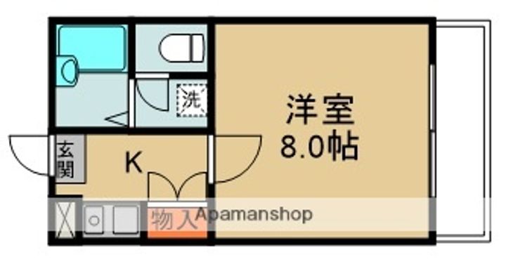 大阪府守口市淀江町の賃貸マンションの間取り