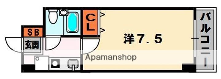 フレグランス枚方の間取り