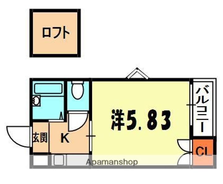 大阪府守口市大久保町2丁目の賃貸マンションの間取り