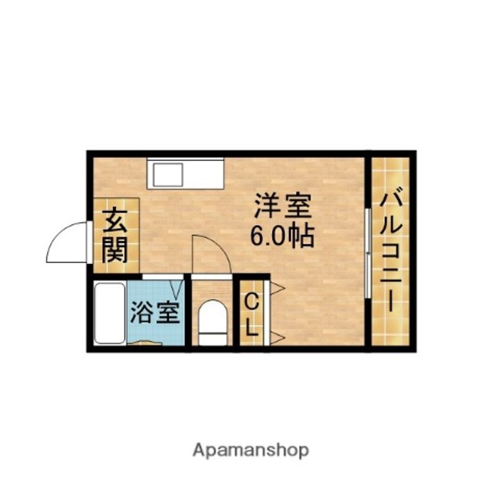 大阪府寝屋川市中木田町の賃貸マンションの間取り