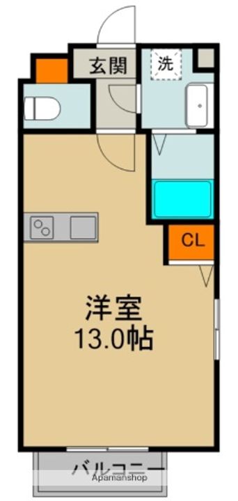 大阪府守口市金下町2丁目の賃貸マンションの間取り