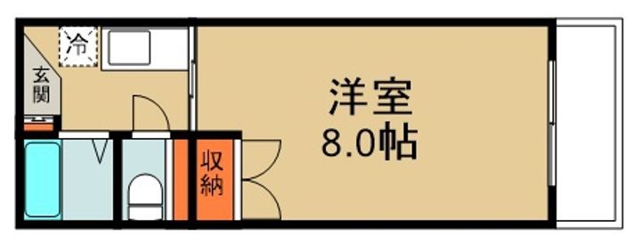 大阪府守口市本町1丁目の賃貸マンションの間取り