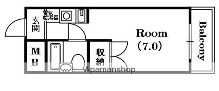 セジュール長尾の間取り