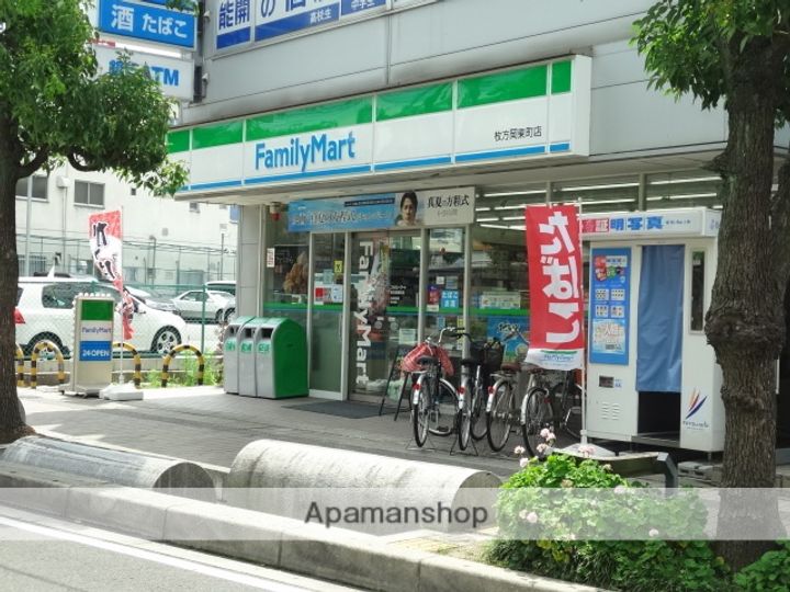 大阪府枚方市菊丘町の賃貸アパートの周辺