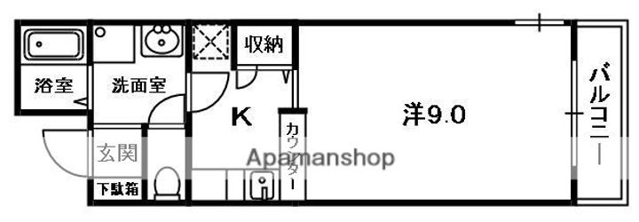 ハピネス渚の間取り