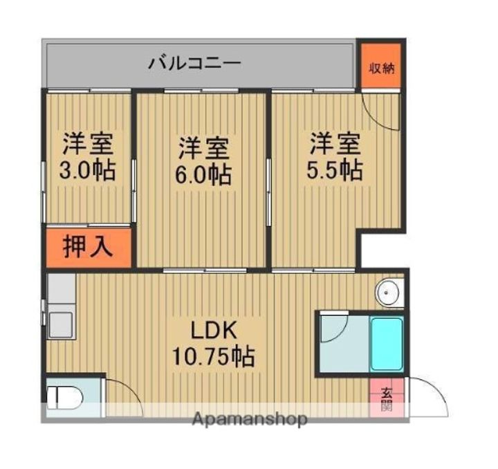 ピュアスモトの間取り