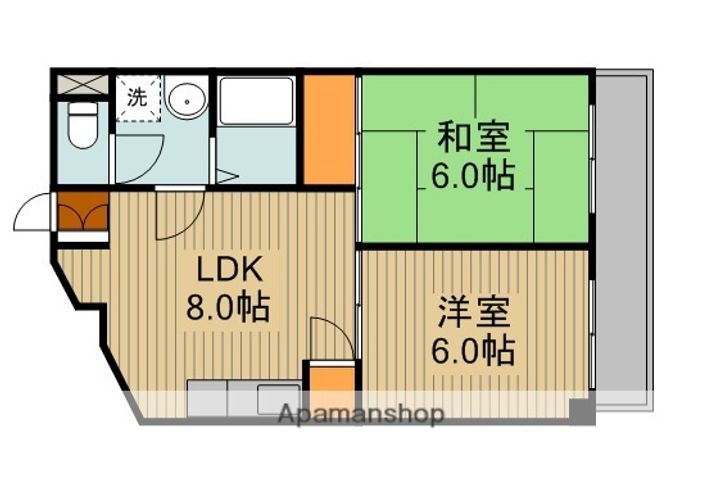 マンションアフルエンスの間取り