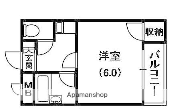 京阪プリンスマンションの間取り