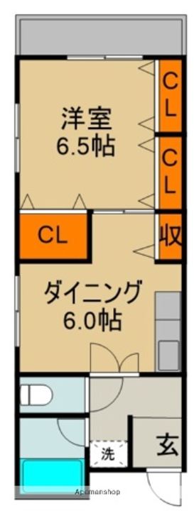 千山マンションⅡの間取り