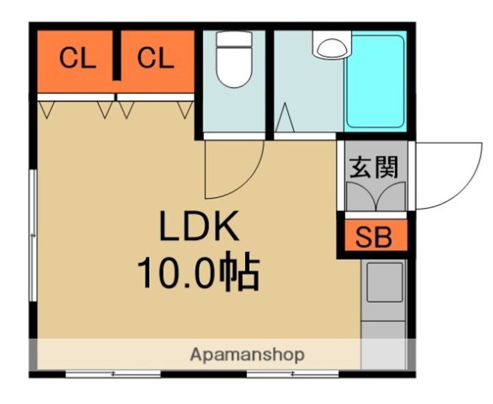 ハイツラポールの間取り