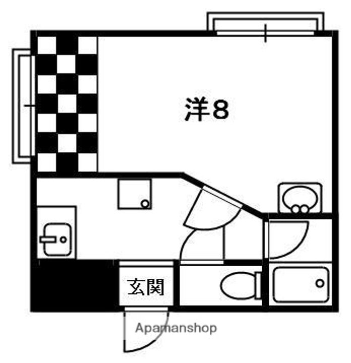 大阪府枚方市津田東町3丁目の賃貸マンションの間取り