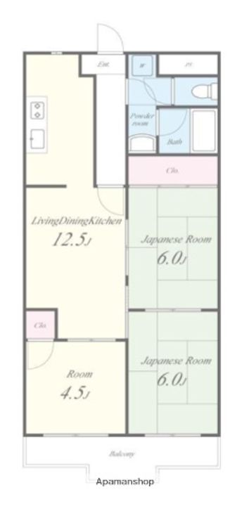 グランドール福川の間取り