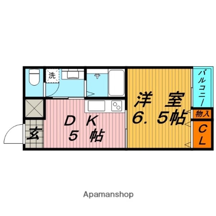 フローラ鶴見の間取り