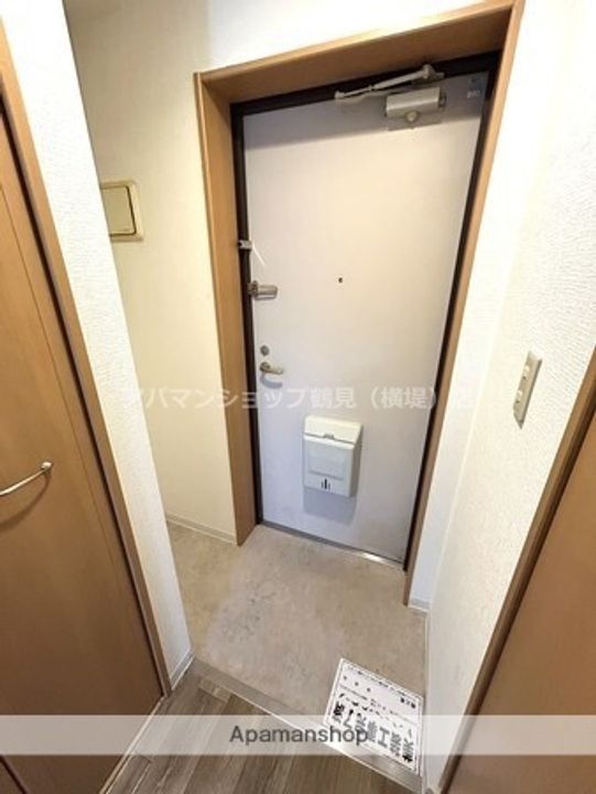 リバーコート諏訪の玄関