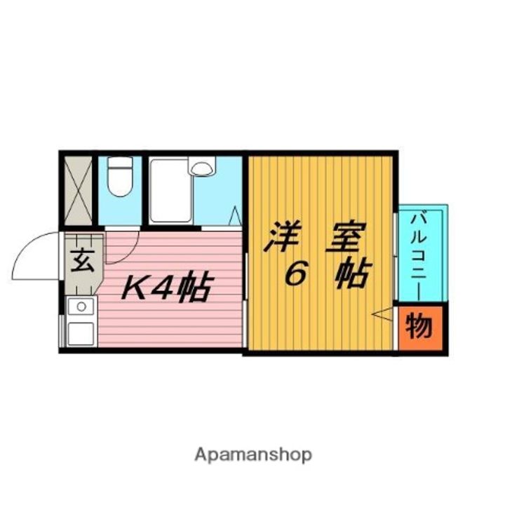 花パーク・エムの間取り