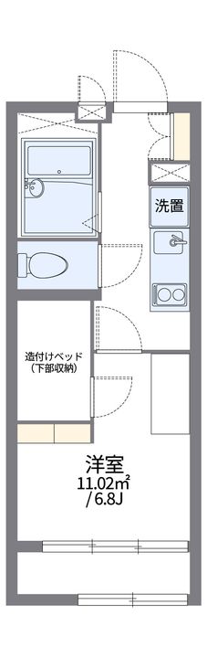 レオパレス一水の間取り