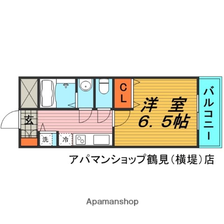 エスパシオアローネ鶴見の間取り