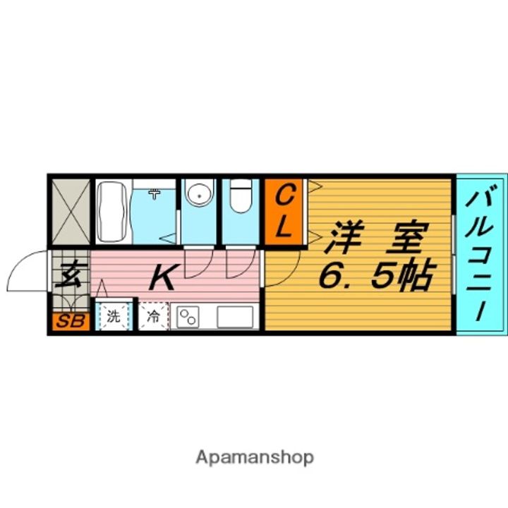 エスパシオアローネ鶴見の間取り