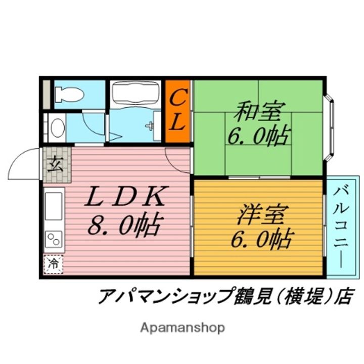 ハイムM&K今津の間取り