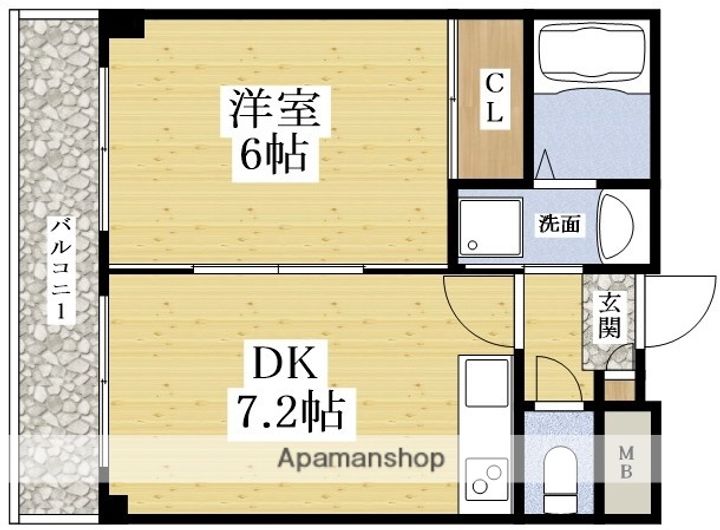 第5浦濱ビレッジの間取り