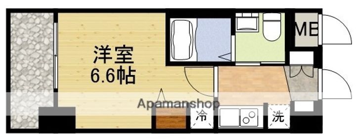 エステムコート新大阪Ⅸグランブライト708の間取り