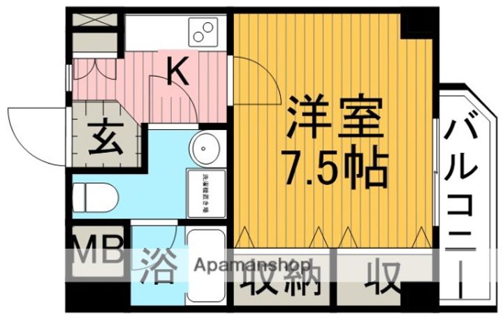 シャインビュー豊中の間取り