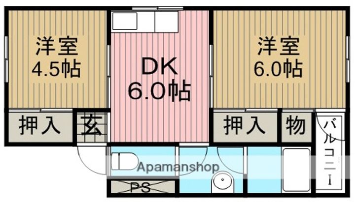 桜荘マンションの間取り