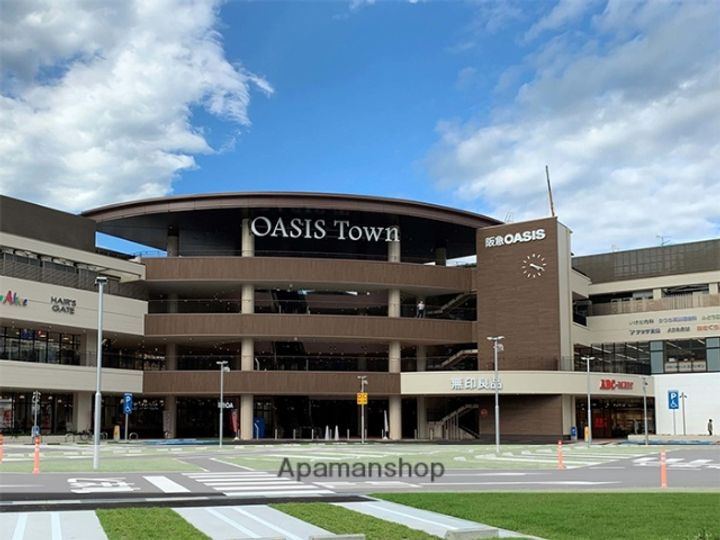 兵庫県川西市美園町の賃貸アパートの周辺
