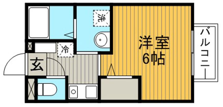 メルベーユ箕面Ⅱの間取り